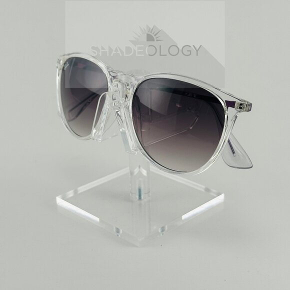 Ray-Ban Women Sunglasses RB4171 Erika Transparent Frame Grey Gradient Lens 54mm main image 5